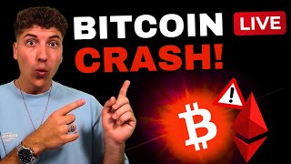 🔴 BITCOIN LIVE  Crash löst Massenpanik aus Weitere Absturz Gefahr [upl. by Eelrac]