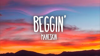 Måneskin  Beggin LyricsTesto [upl. by Ahsem]