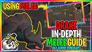 OSRS  How To Kill Drakes Using Melee In Karuulm Slayer Dungeon   EVERYTHING YOU NEED TO KNOW [upl. by Lavoie165]