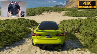 The Crew Motorfest  BMW M4 COMPETITION G82 MPERFORMANCE  Test Drive with Steering Wheel  4K [upl. by Meurer]