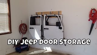 The Best DIY Jeep Door Storage [upl. by Marquita]