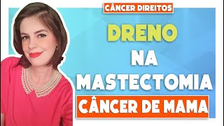 Retirada do Dreno Cirúrgico após Mastectomia  Natália Scalabrini [upl. by Neirol]