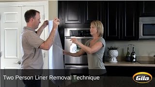 Two Person Liner Removal Technique [upl. by Anais]