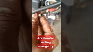 accelerator setting emergency time part 2bike mechanic lifetrendingautomobiles [upl. by Nreval]