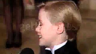 Macaulay Culkin Interview Golden Globes Awards 1991 [upl. by Ahsaenat501]