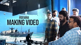 Devara  Part 1 Water Sequence Making Video  Jr NTR  Koratala Siva  MS Talkies [upl. by Naerda]