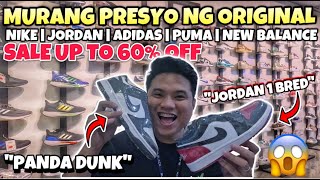 Andito Pala May MURANG PRESYO ng OriginalLEGIT Nike  Adidas  New Balance  Jordan [upl. by Yarahs]