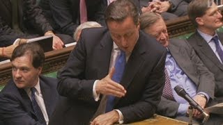 David Cameron Ed Balls is a muttering idiot [upl. by Oisorbma255]