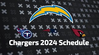 Chargers 20242025 Schedule Release All Opponents for NEXT SEASON [upl. by Dine528]