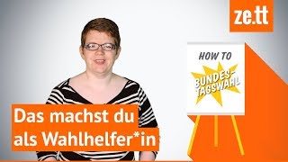 Das machst du als Wahlhelferin [upl. by Harman379]