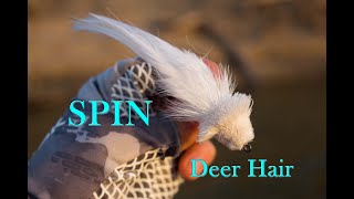 Fly Tying How to Spin Deer Hair [upl. by Aicirtak]