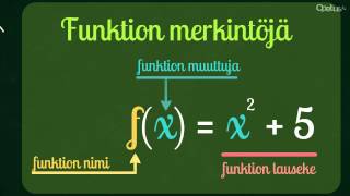 MAB3 Funktion merkintöjä ja funktion arvon laskeminen [upl. by Aneeb]