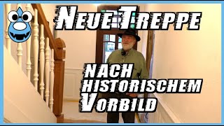 🔨Tischler baut uns eine Treppe nach historischem Vorbild🪓 [upl. by Grail]