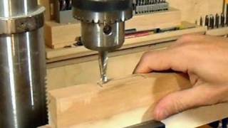 Mortising on the drill press [upl. by Ave]