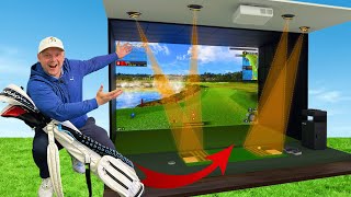 I Got The WORLDS BEST Golf Simulator THIS IS CRAZY [upl. by Bast805]