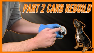 Homelite XL chainsaw part 2 How to rebuild the carburetor [upl. by Lonnard]