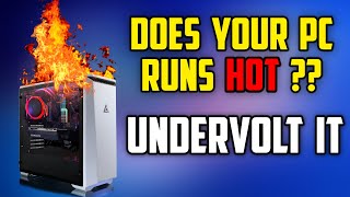 Get Lower temps by Undervolting  CPUGPU Undervolting guide HINDI [upl. by Aznerol]