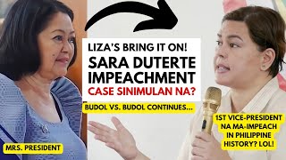 NAKU PO IMPEACHMENT CASE LABAN KAY SARA DUTERTE SINIMULAN NA LIZA DESERVES A BETTER VP LOL [upl. by Alvita307]