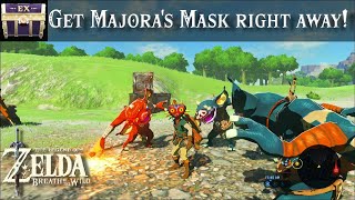 Get Majoras Mask straight from the Great Plateau  The Legend of Zelda BOTW Tutorial [upl. by Pamela319]