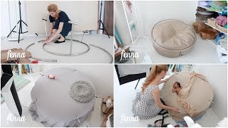 Testing a round Backdrop Stand for Newborn Photography An imitation from Aliexpress [upl. by Beaufert]