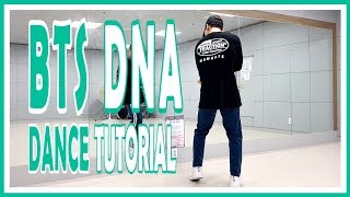 Dance Tutorial BTS  DNA Count  Mirrored 안무배우기 [upl. by Malcom]