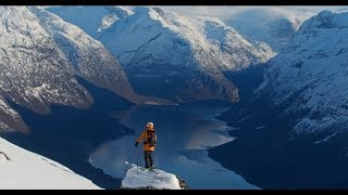 Ski touring from Loen Skylift Stryn Norway [upl. by Rehpotsirhk734]