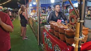 4K HDR  Pattaya Jomtien Beach  BEST Market in the World [upl. by Ajuna890]