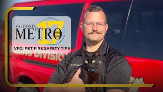 National Pet Day Valdosta Fire Departments Fire Safety Tips for Pets [upl. by Cordey301]