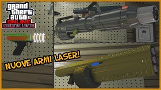 NUOVE 3 ARMI LASER ORA DISPONIBILI SU GTA 5 ONLINE GTA 5 ITA DLC Arena War [upl. by Prudence704]