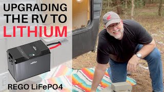 How to Upgrade an RV from Lead Acid to Lithium Batteries LiFePO4 Renogy Rego 400ah 12V RV Mod [upl. by Eitsud]