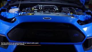 2016 Ford Focus RS Intercooler Installation Guide by Mishimoto  Partboxcom [upl. by Wampler83]