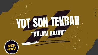 YDT amp YKSDİL TEKRAR KAMPI 8GÜN  IRRELEVANT [upl. by Elatsyrc]