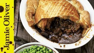 Steak amp Guinness Pie  Jamie at Home [upl. by Carnahan]