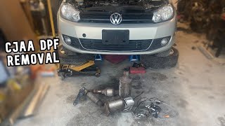 How to clean DPF amp Catalytic regen fix TDI Audi Volkswagen Jetta Golf Touareg Motor Power Care [upl. by Haim]