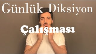 Günlük Diksiyon Çalışma Rehberi Çok Kolay [upl. by Formenti]