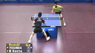 Kenta Matsudaira vs Yoshida Kaii 2009 Japan Open [upl. by Valerian]