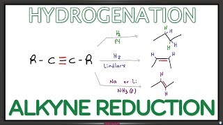 Alkyne Reduction  Hydrogenation Lindars catalyst Dissolving Metal Reduction  cistrans alkenes [upl. by Aidaas]