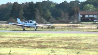 G36 Bonanza N229TT departing KHWY on 91810 at 1620 [upl. by Nref193]