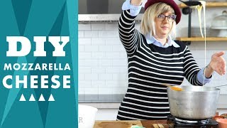 How to Make Mozzarella With a DIY Cheesemaking Kit  HGTV Handmade [upl. by Terza]