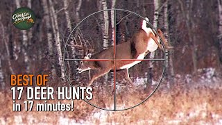 17 Deer Hunts in 17 Minutes ULTIMATE Deer Hunting Compilation  BEST OF [upl. by Junna887]