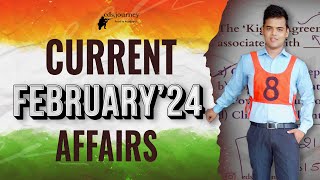 February 2024 Current Affairs for NDA 1 2024 and CDS 1 2024 [upl. by Darline63]