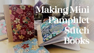 Making A Mini Pamphlet Stitch Book [upl. by Derick]