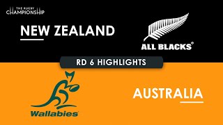 HIGHLIGHTS  NEW ZEALAND v AUSTRALIA  The Rugby Championship 2024 [upl. by Ahsitak115]