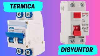 Diferencia entre disyuntor y térmica [upl. by Hy]