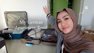 Exchange diaries🇩🇪 MY APARTMENT TOUR di Jerman Unpacking  tips hemat merantau untuk students✨ [upl. by Dewhirst]