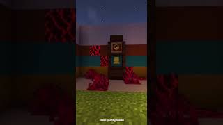 Minecraft Stranger Things 4 Grandfather Clock  shorts [upl. by Harak]