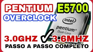 OVERCLOCK no E5700 passo a passo completo [upl. by Tichon]