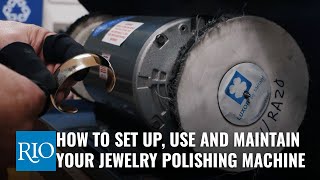 How To Properly Use A Jewelry Polishing Machine [upl. by Aivonas578]