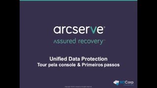 Arcserve UDP  Primeiros passos  Tour pela console [upl. by Estella]