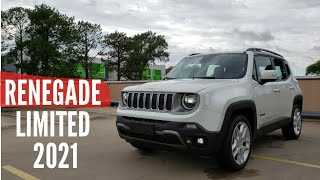 2021 JEEP Renegade LIMITED Detalhes novos preços e consumo do SUV líder de vendas da FCA [upl. by Eenrahc809]